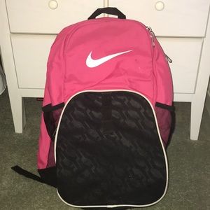 NIKE hot pink bookbag